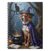 ブービエデフランドレスお洒落ハロウィン絵を描ズ ノートブック (正面)