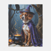 ブービエデフランドレスお洒落ハロウィン絵を描ズ フリースブランケット (正面)