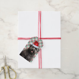 ブービエ犬のクリスマスとホリデープライド ギフトタグ