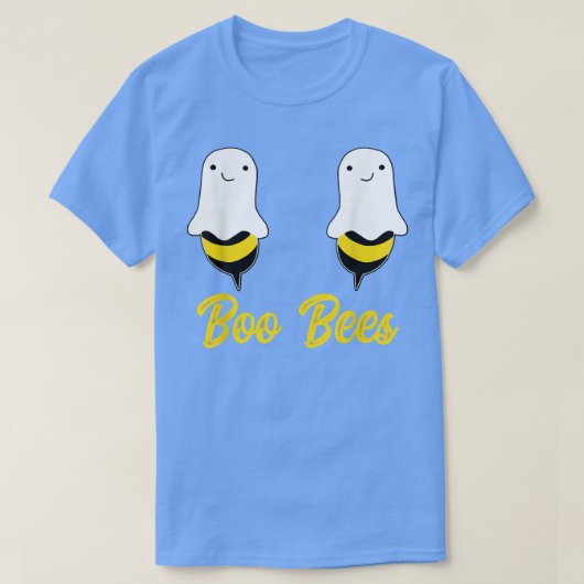 ブービーカップルおもしろいハロウィーン衣装ハチT Tシャツ (デザイン正面)