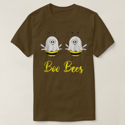 ブービーカップルのハロウィーンの衣装45 Tシャツ (デザイン正面)