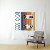 ブービーカップル幽霊ハロウィンシャツ タペストリー (インサイチュ(横))