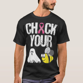 ブービーバストガンおもしろいハロウィーンをチェック Tシャツ
