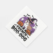 ブーフランスのドッグ – 最も不気味なアップ スタンダードランチョンナプキン (角)