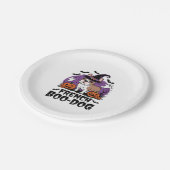 ブーフランスのドッグ – 最も不気味なアップ ペーパープレート (アングル)