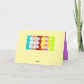 ブーフーデザインフラッシュカラーホワイト文字 カード (裏面)