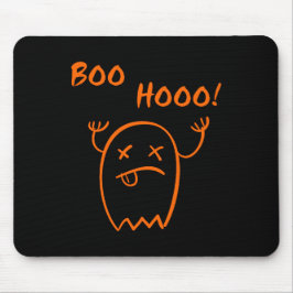 ブーフー Halloween 幽霊 ダークモノトーン マウスパッド