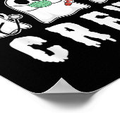 ブーブクルーおもしろいナース幽霊衣装ハロウィーン ポスター (角)