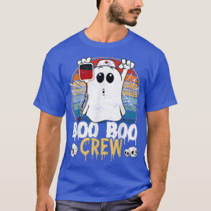ブーブクルーおもしろいナース幽霊面白いハロウィーンCos Tシャツ