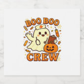 ブーブクルーナースおかしなハロウィーン幽霊ナースギル スパークリングワインラベル (シングルラベル)