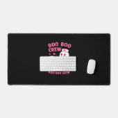 ブーブクルーナースおかしなハロウィーン幽霊ナースギル デスクマット (キーボード&マウス)