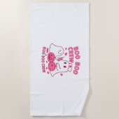 ブーブクルーナースおかしなハロウィーン幽霊ナースギル ビーチタオル (正面)