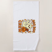 ブーブクルーナースおかしなハロウィーン幽霊ナースギル ビーチタオル (正面)