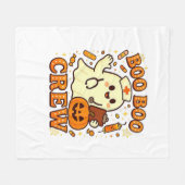 ブーブクルーナースおかしなハロウィーン幽霊ナースギル フリースブランケット (正面(横))