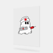 ブーブクルーナースハロウィーン幽霊オーバーサイおもしろいズ アクリルサイン (傾斜)