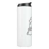 ブーブクルーナースハロウィーン幽霊オーバーサイおもしろいズ タンブラー (回転左)