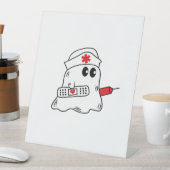 ブーブクルーナースハロウィーン幽霊オーバーサイおもしろいズ 台座サイン (インサイチュ)