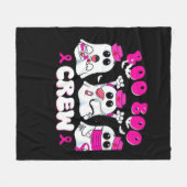 ブーブクルーナースハロウィーン衣装幽霊胸 フリースブランケット (正面(横))