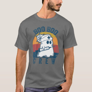 ブーブクルーナースレトロヴィンテージハロウィンナース Tシャツ