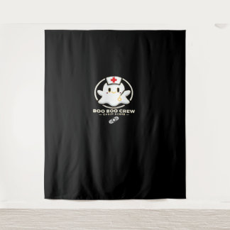 ブーブクルー幽霊ナース – かわいい不気味とハロー タペストリー