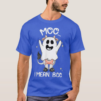 ブーブクルー幽霊牛モーI意味ブー農家かわいい Tシャツ
