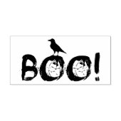 ブーブグルニー文字とブラッククロウ ラバースタンプ (インプリント)