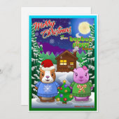 ブーブピギークリスマスカード2023 シーズンカード (正面/裏面)