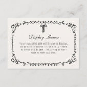 ブーブブラックボウフレームハロウィン エンクロージャーカード (正面)