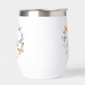 ブーブブレイブパープルイエロー蝶リース (左面)