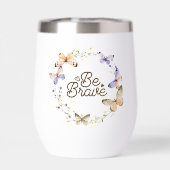 ブーブブレイブパープルイエロー蝶リース (背面)