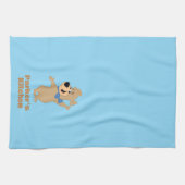 ブーブーの腕を広げる キッチンタオル (横)