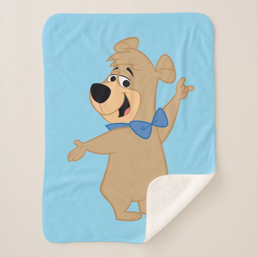 ブーブーの腕を広げる シェルパブランケット (正面)