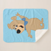 ブーブーの腕を広げる シェルパブランケット (正面(横))