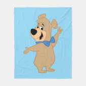 ブーブーの腕を広げる フリースブランケット (正面)