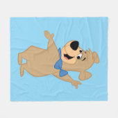 ブーブーの腕を広げる フリースブランケット (正面(横))