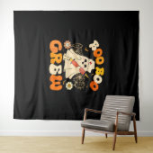 ブーブークルーおもしろい幽霊ナース、レトロハロウィー タペストリー (インサイチュ(横))