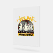 ブーブークルークラシックナースハロウィンTシャツオーバー アクリルサイン (傾斜)