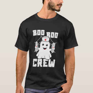 ブーブークルーシャツ幽霊ナース衣装ガールズおもしろい Tシャツ