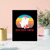 ブーブークルーナースおもしろい幽霊ハロウィンクラシックT アクリルサイン (ウェディング)