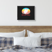 ブーブークルーナースおもしろい幽霊ハロウィンクラシックT キャンバスプリント (インサイチュ (寝室))