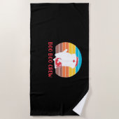 ブーブークルーナースおもしろい幽霊ハロウィンクラシックT ビーチタオル (正面)