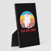 ブーブークルーナースおもしろい幽霊ハロウィンクラシックT フォトプラーク (側面)