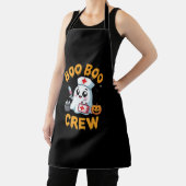 ブーブークルーナースかわいい幽霊ハロウィーン看護Es エプロン (インサイチュ)