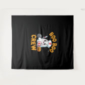 ブーブークルーナースかわいい幽霊ハロウィーン看護Es タペストリー (正面(横))