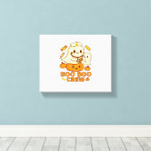 ブーブークルーナースクラシック幽霊Tシャツ キャンバスプリント (インサイチュ (ウッドフロア))