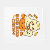 ブーブークルーナースクラシック幽霊Tシャツ フリースブランケット (正面(横))