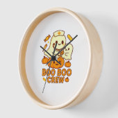 ブーブークルーナースクラシック幽霊Tシャツ 壁時計 (傾斜)