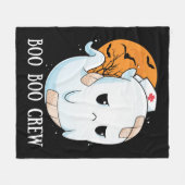 ブーブークルーナースハロウィーンナースRN フリースブランケット (正面(横))