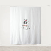 ブーブークルー幽霊ナースおかしなハロウィーン必須 タペストリー (正面)