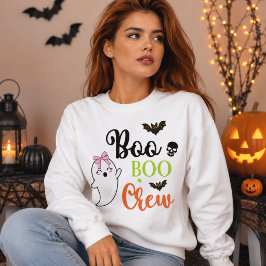 ブーブークルー かわいいおばけ ハロウィン スウェットシャツ